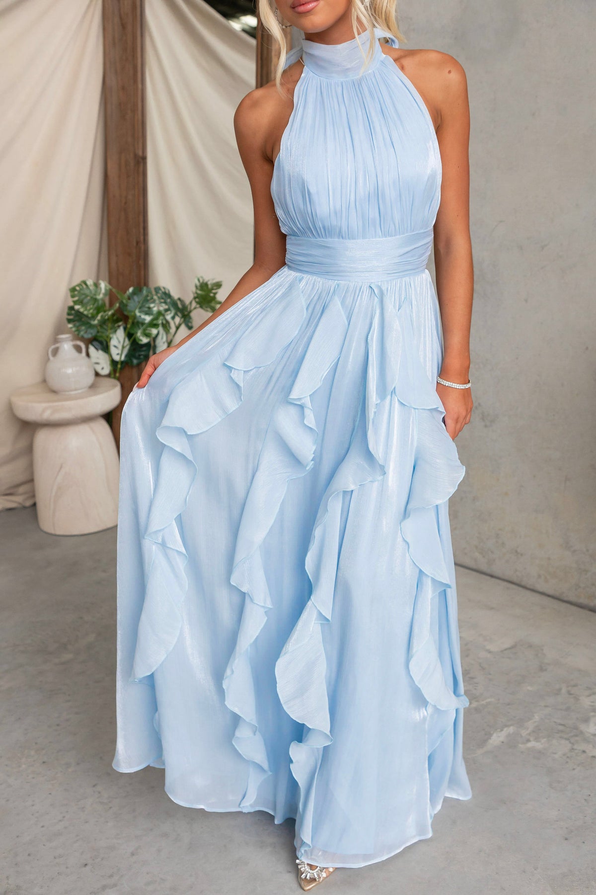 Coral Kiss Maxi Dress