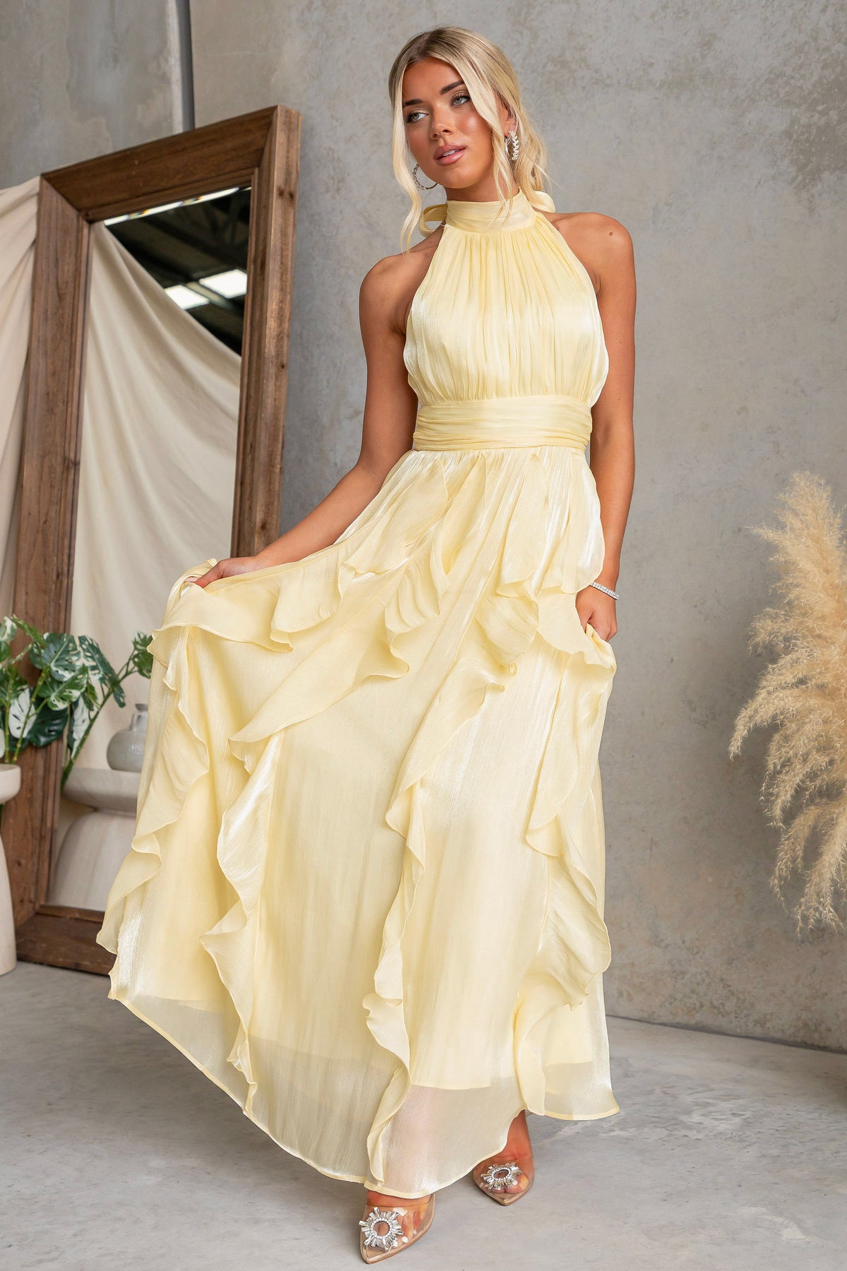 Coral Kiss Maxi Dress