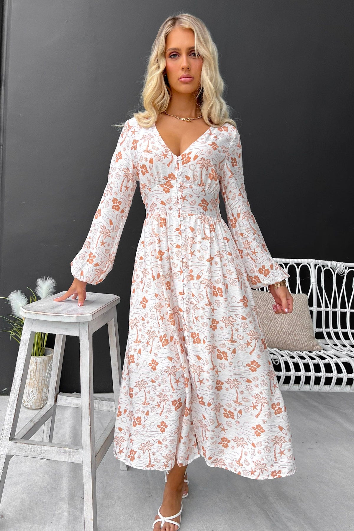 Island Dreaming Midi Dress