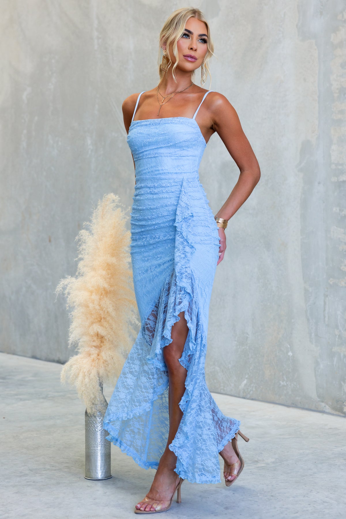 Soft Bloom Maxi Dress