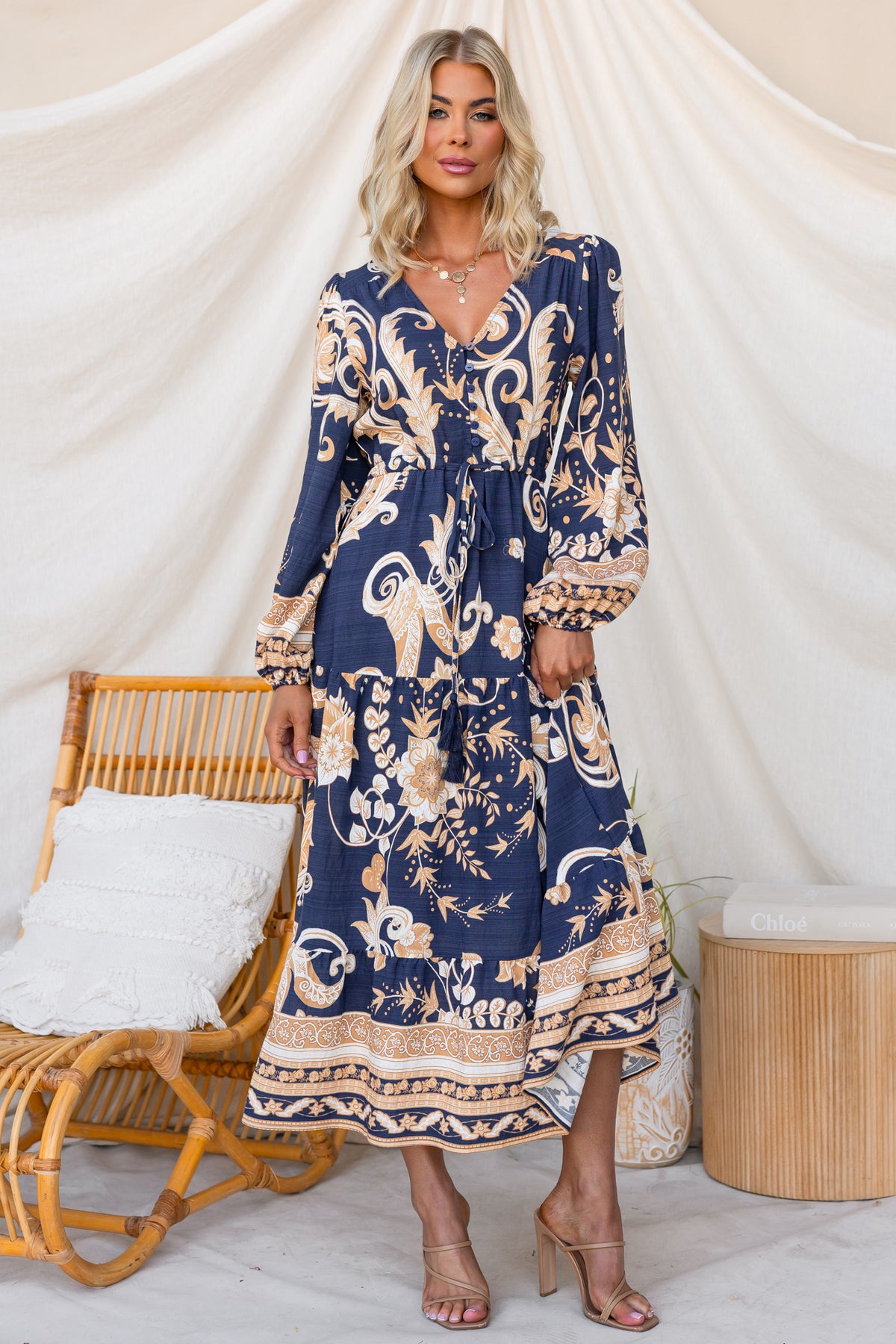 Pale Tide Maxi Dress