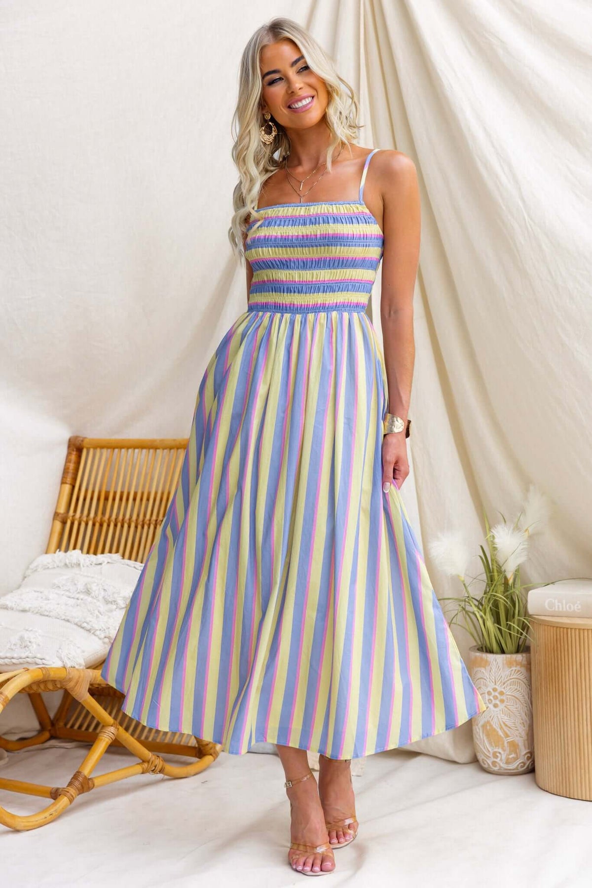 heavenly hues maxi dress Navy Blue Maxi Dress | Womens | Medium | 100% Polyester