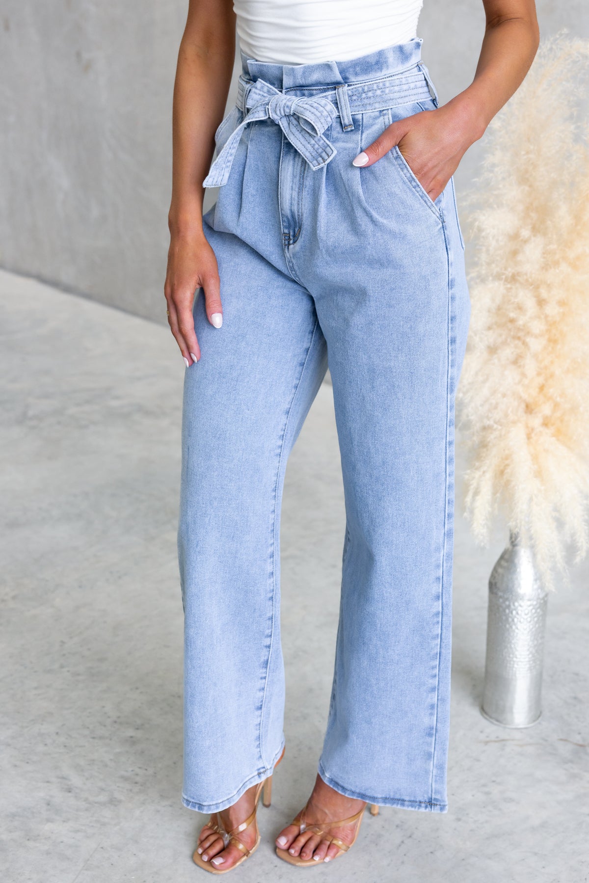 Noeline Paper Bag Jeans