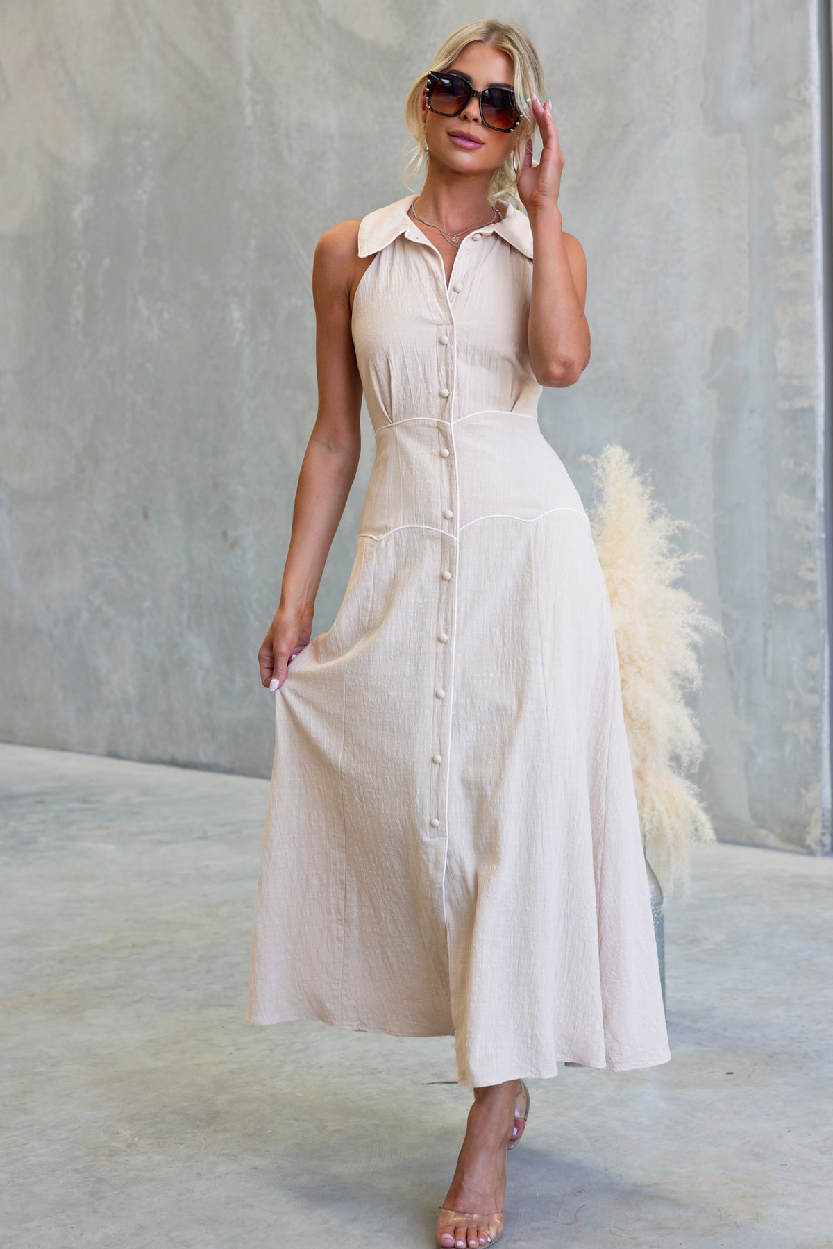 Sandstone Aura Maxi Dress