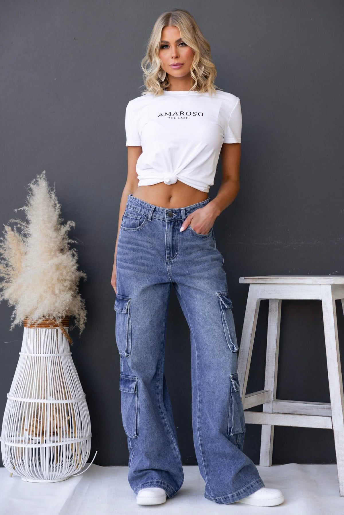 Vauhn Cargo Jeans – Amaroso Boutique