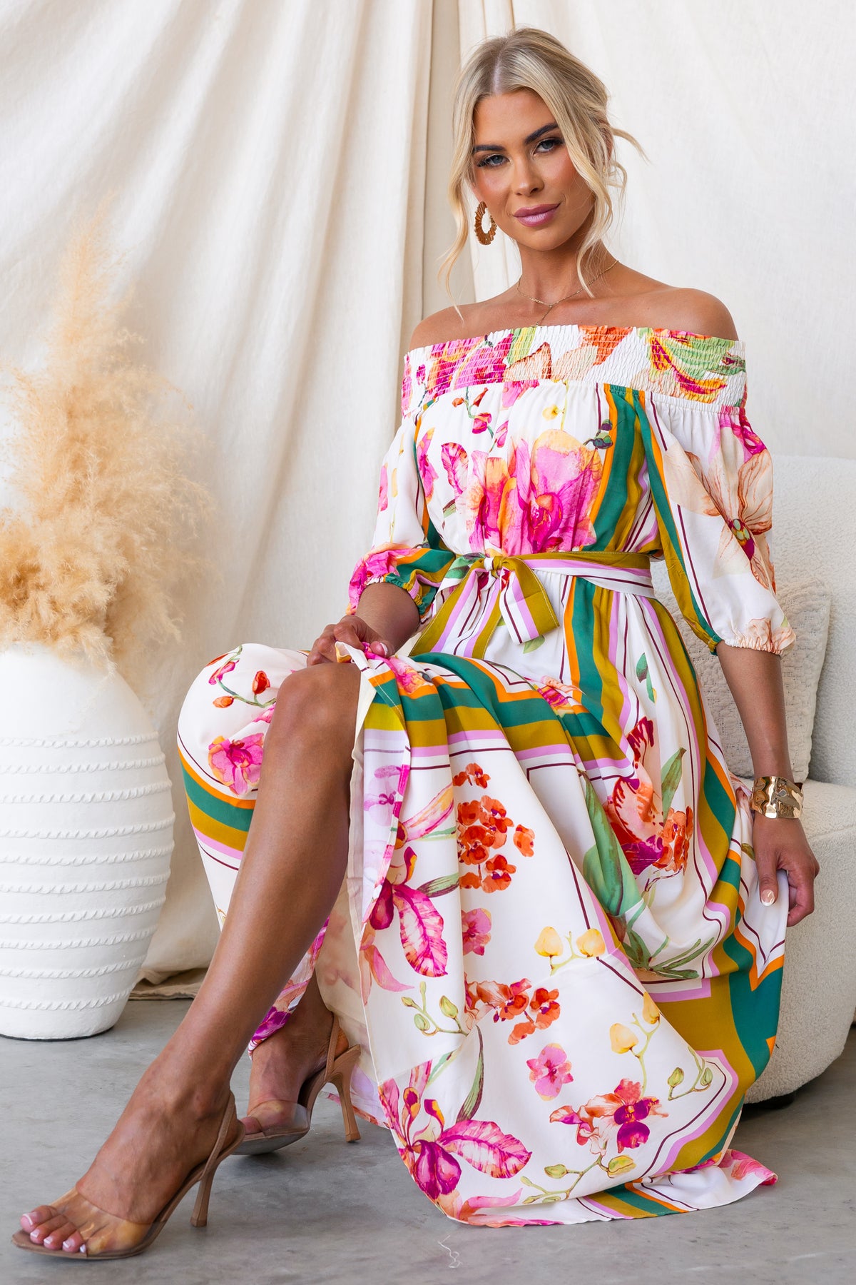 Painted Drift Maxi Dress