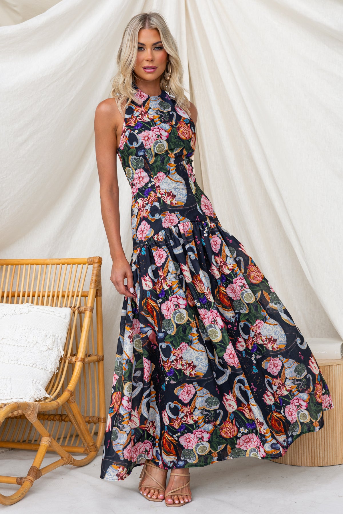 Bloom Canvas Maxi Dress