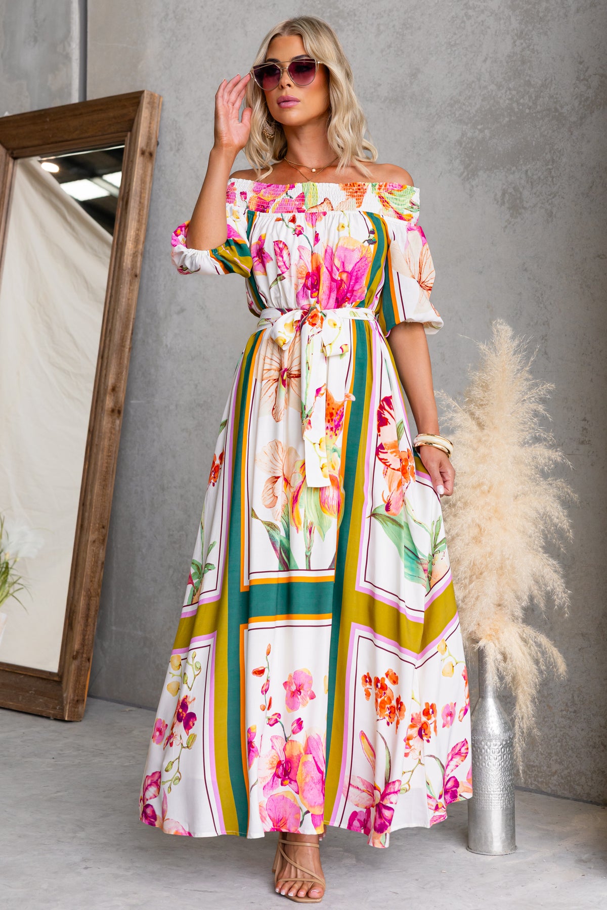 Painted Drift Maxi Dress
