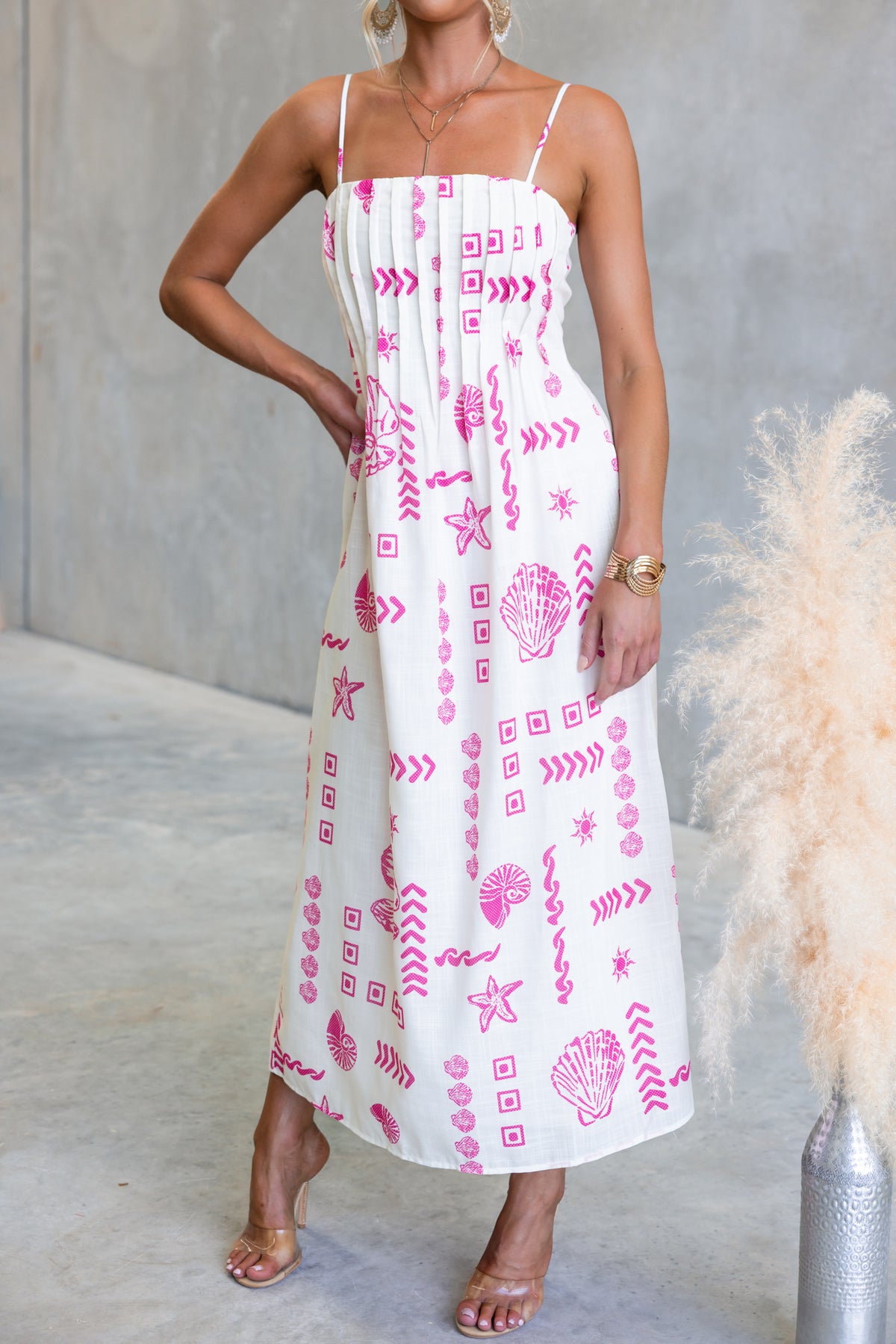 Ivory Flow Maxi Dress