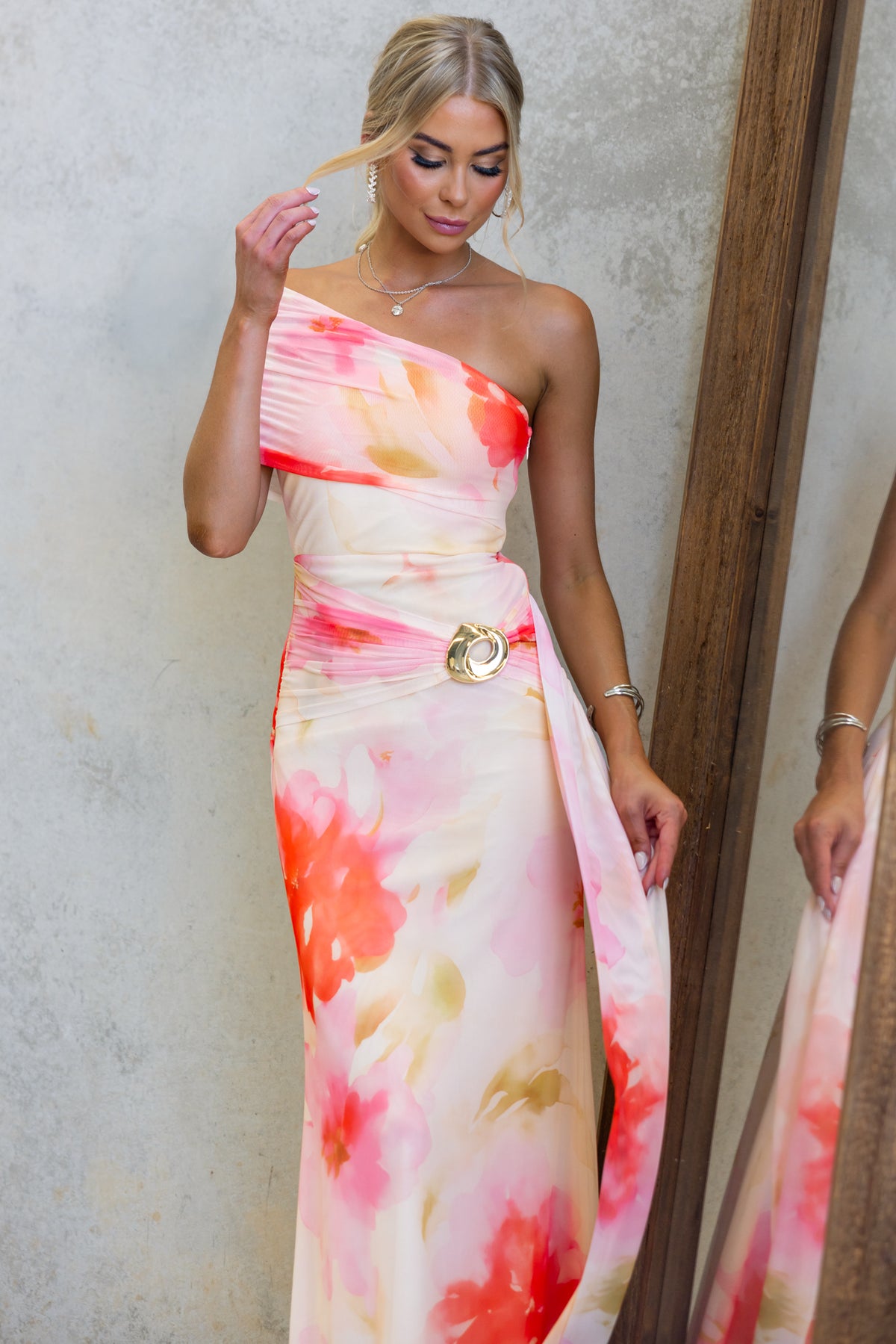 Rosette Hour Maxi Dress