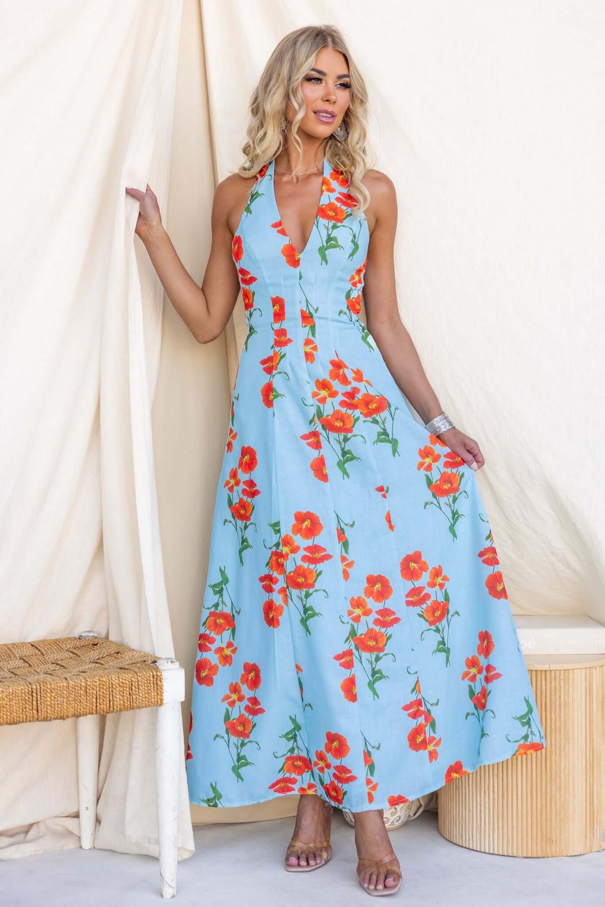 Winter Fields Maxi Dress