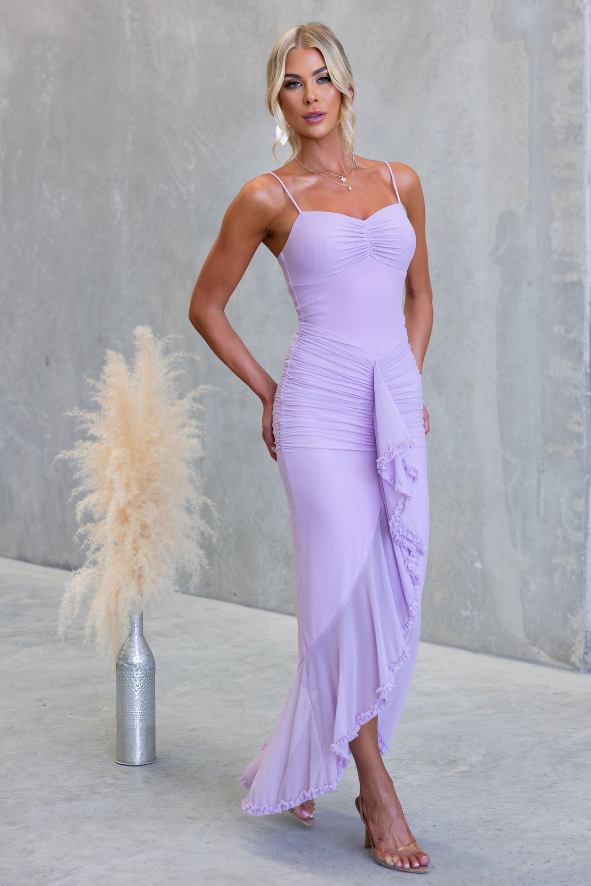 Petal Drift Maxi Dress
