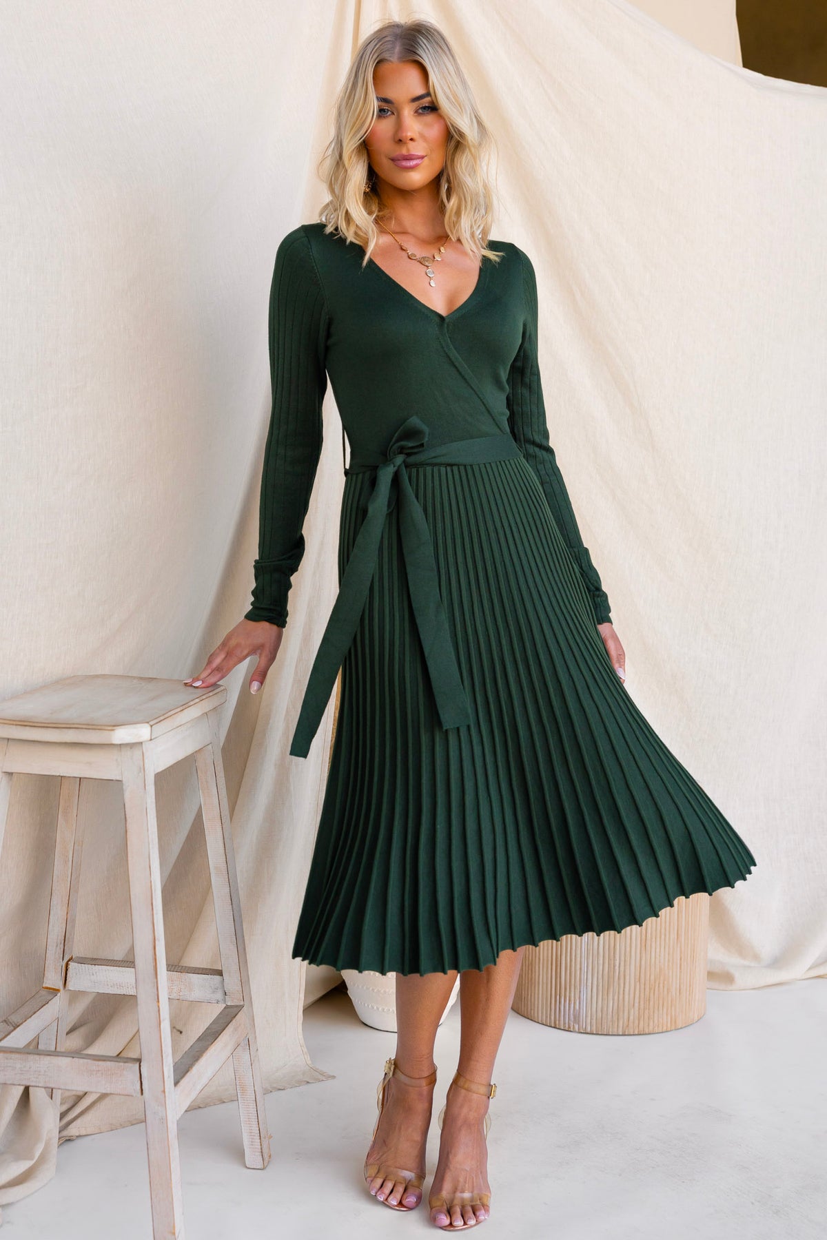 Snowfall Midi Dress