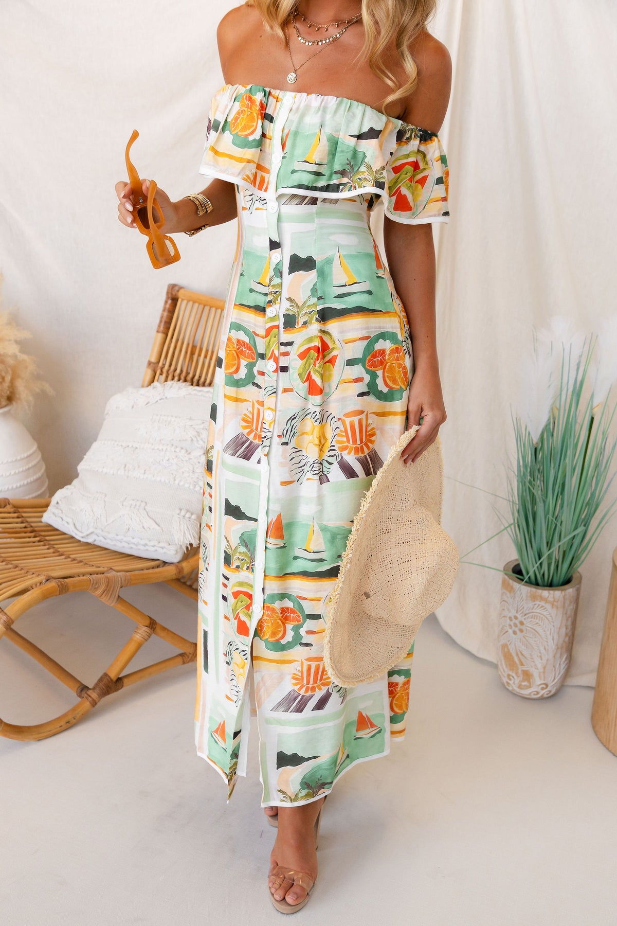 Wandering Poet Maxi Dress