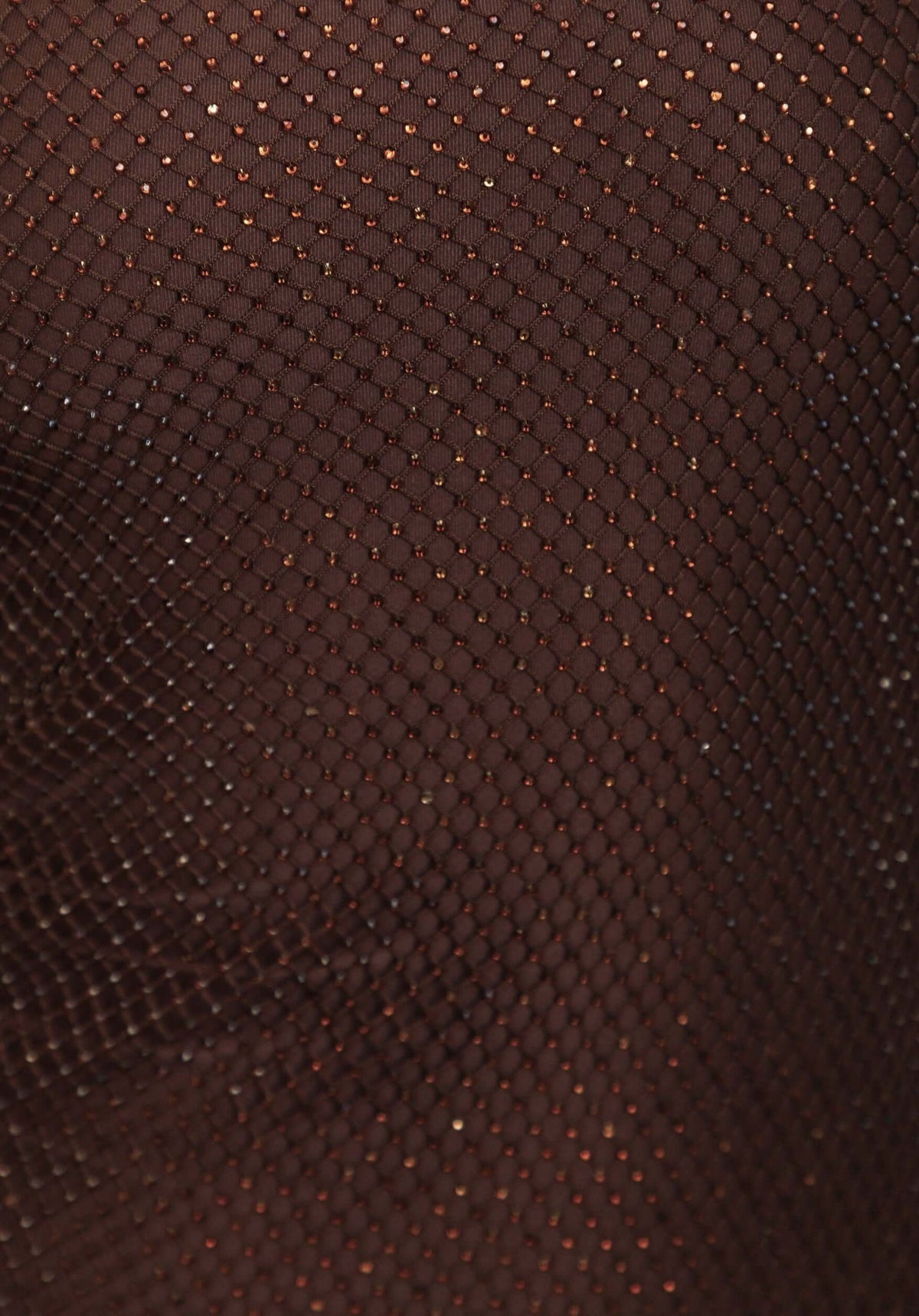 Close-up of textured metallic material for the Heiress Maxi Dress.