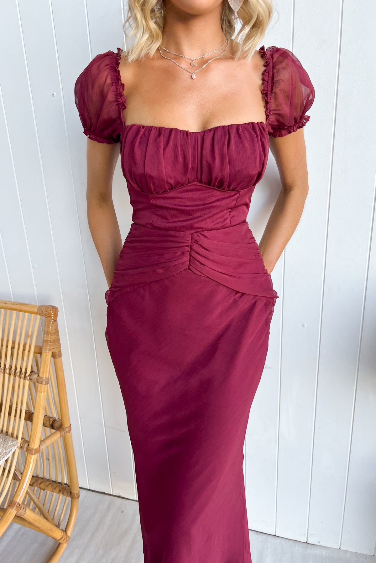 Qoralee Midi Dress