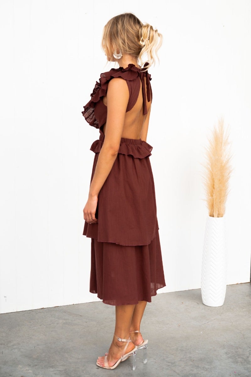 indi midi dress Indi & Cold Crochet Midi Dress