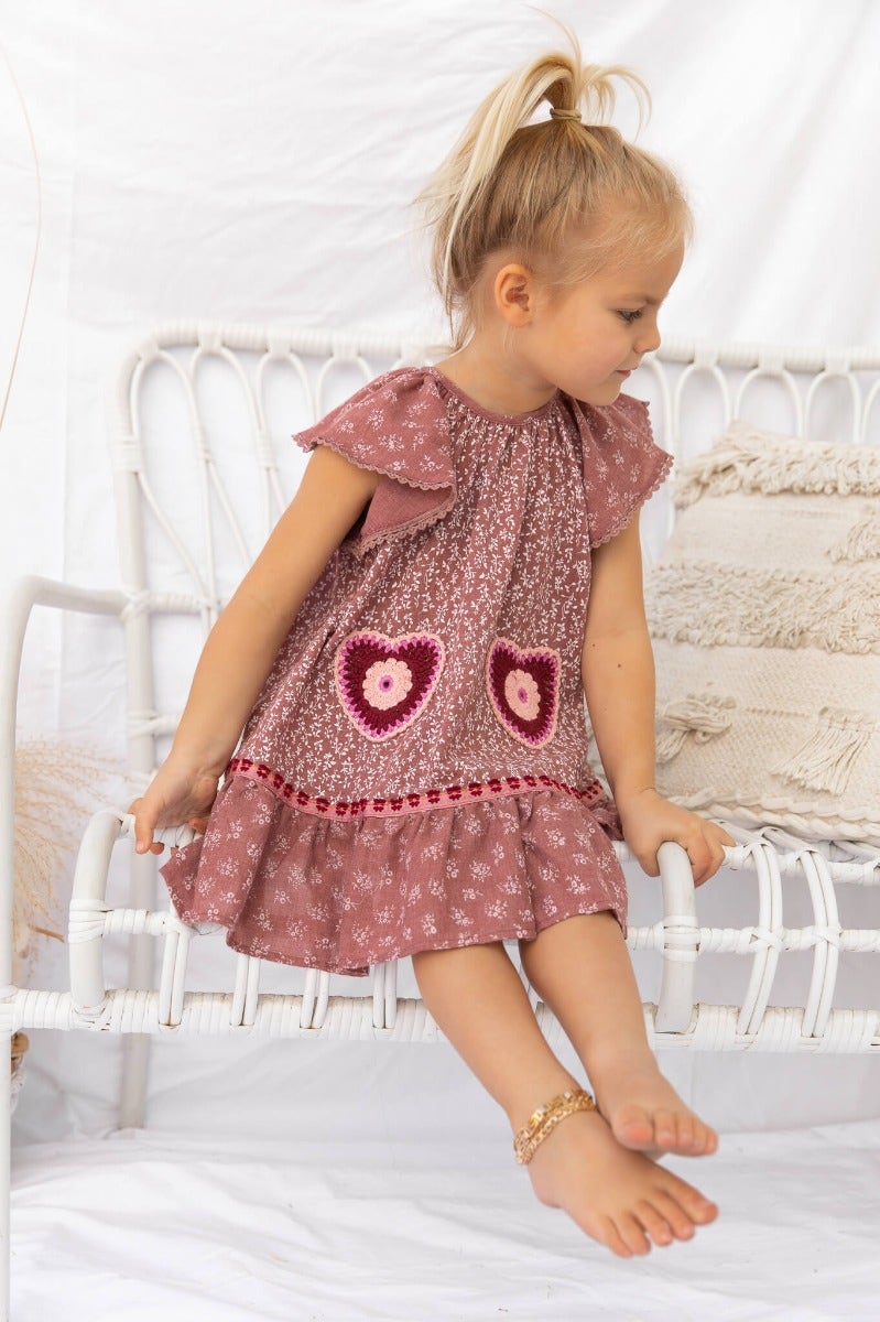 Mauve Heart Dress