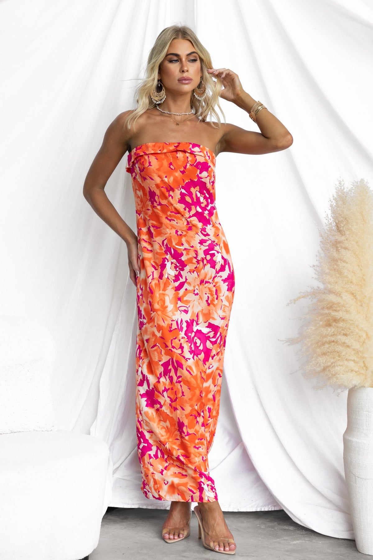 Saskia Midi Dress Amaroso Boutique Saskia Midi Dress Amaroso Boutique