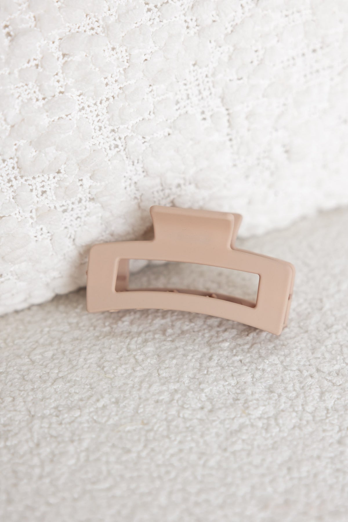 Emma Claw Clip in matte finish, 8cm length, perfect for stylish hair securing on any occasion.