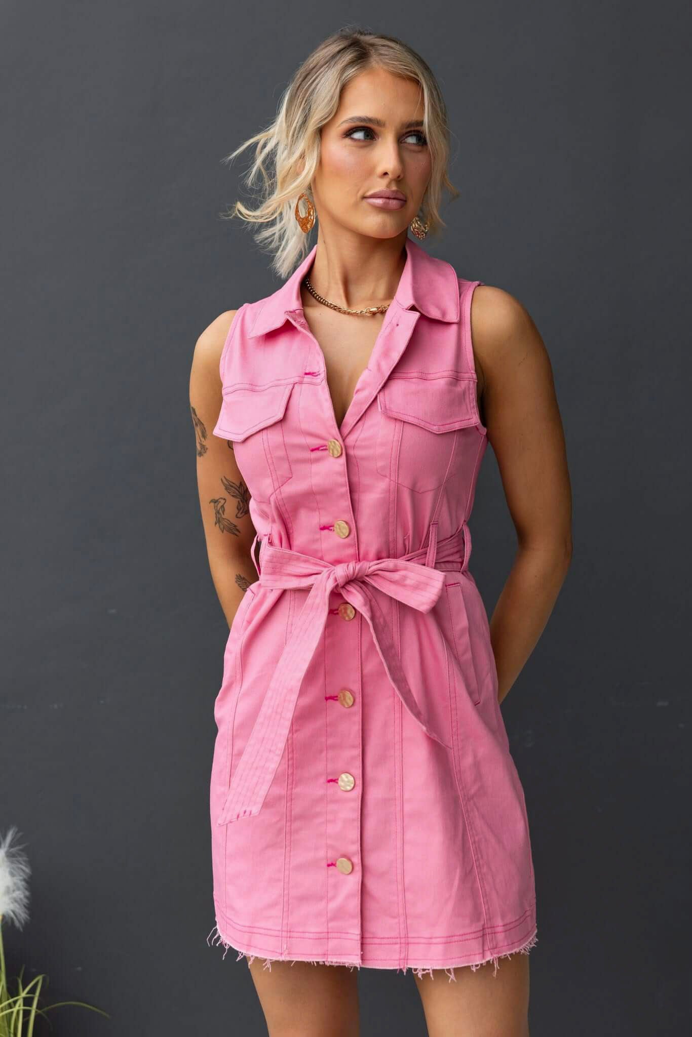 Moore Denim Dress
