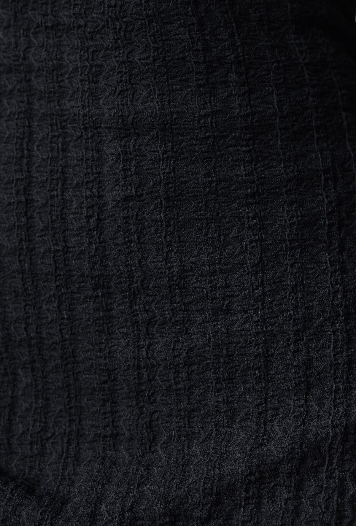 Close-up of textured black fabric showcasing the material of the Dedication Maxi Dress.