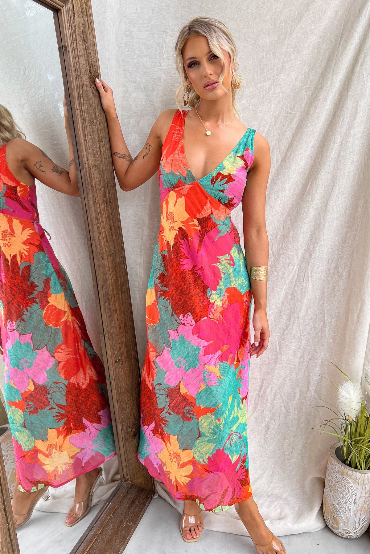 Sun Burst Maxi Dress