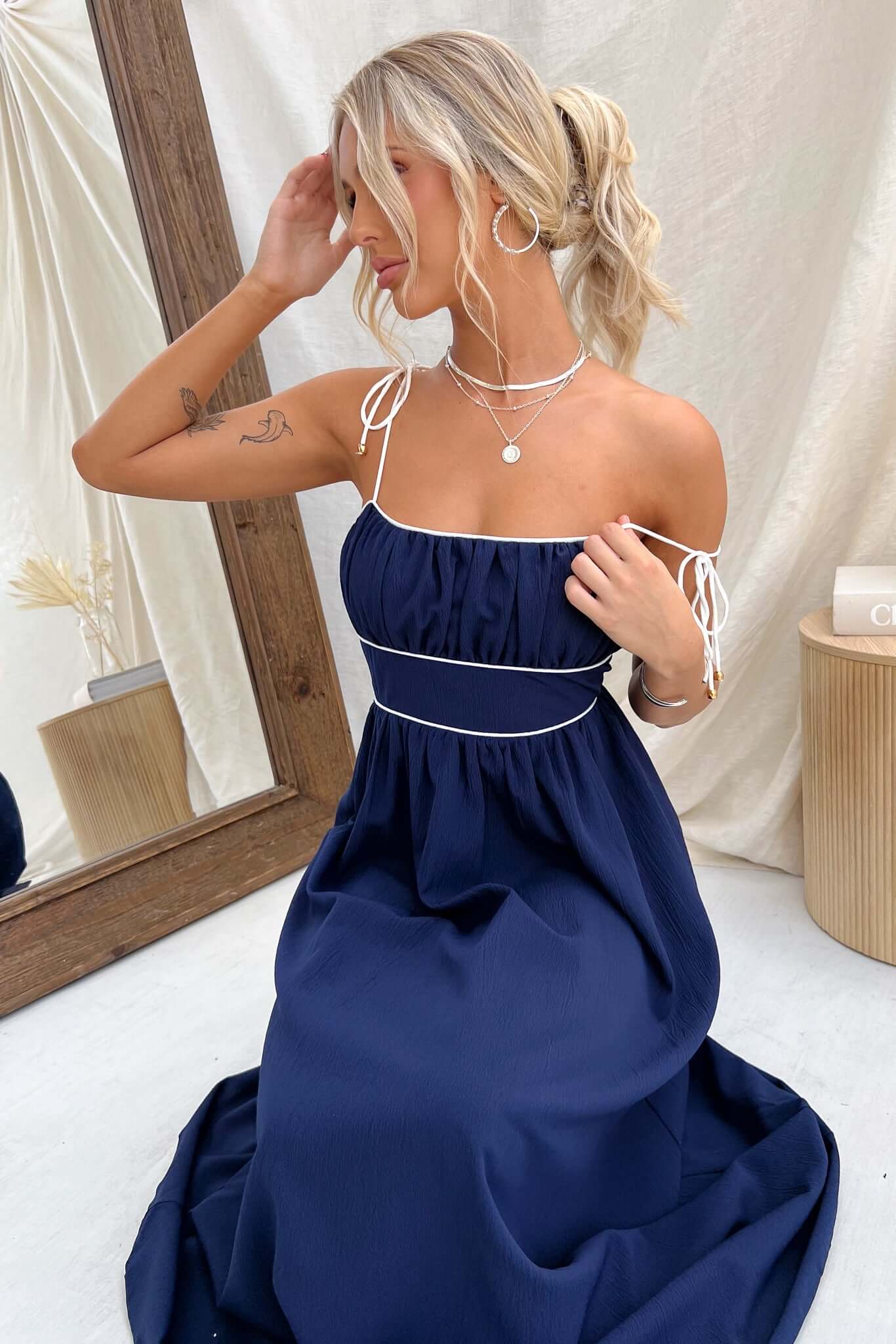 genessa midi dress Genessa Midi Dress – Amaroso Boutique