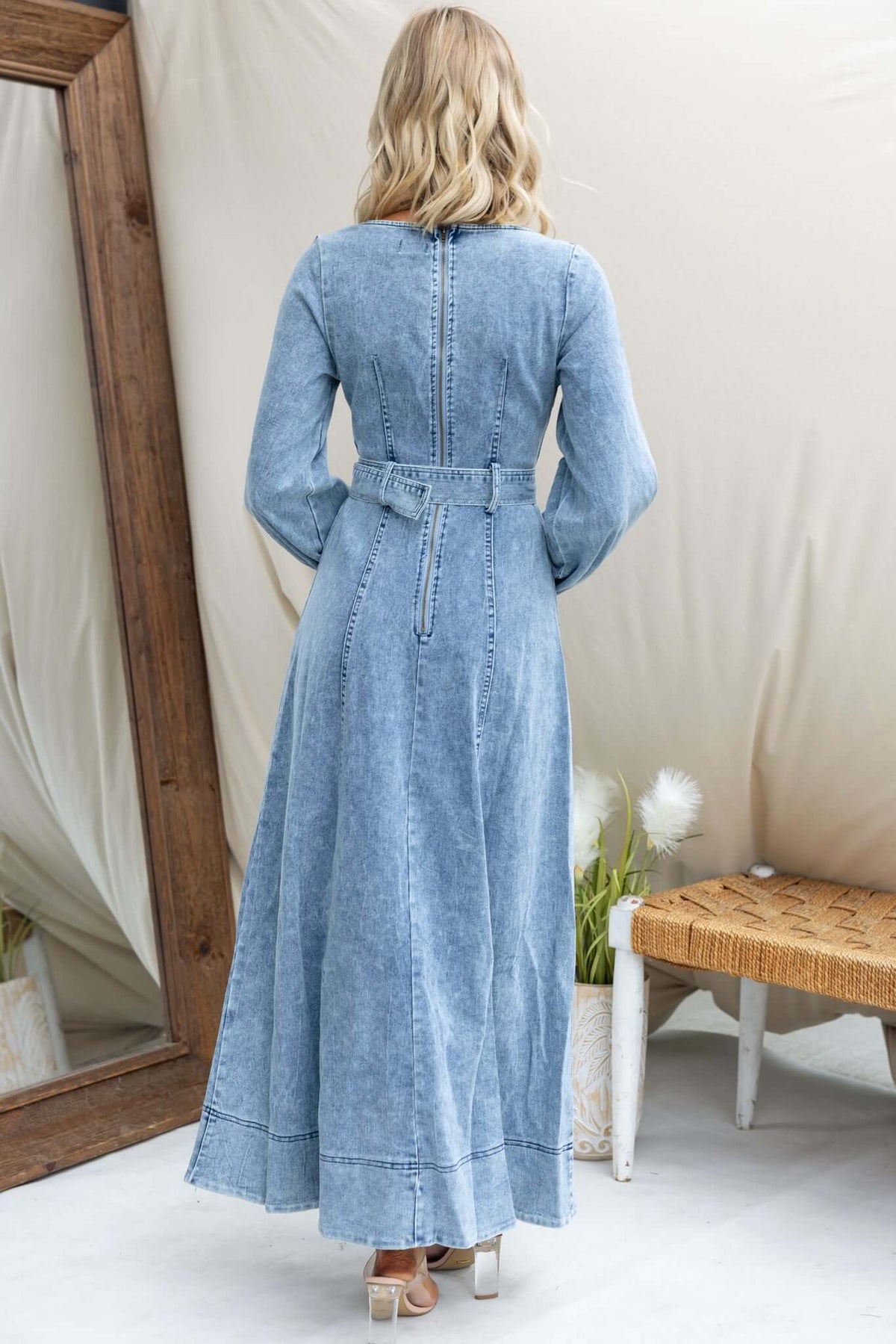 Stylish Rome Denim Maxi Dress | Shop Now Amaroso Boutique Stylish Rome Denim Maxi Dress | Shop Now Amaroso Boutique